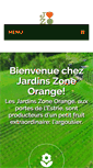 Mobile Screenshot of jardinszoneorange.com